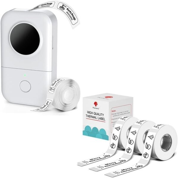51IfpjY5obL._AC_SL1000_ Phomemo D30 Label Maker Review Mini Bluetooth Printer for Clear Portable Labeling