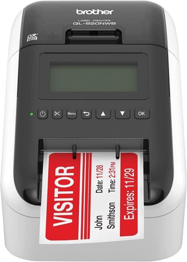 612SFBvfb1L._AC_SL1500_ Brother QL-820NWB Label Printer Review WiFi Bluetooth Connectivity with Fast Printing