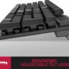 61Dm2o9lEeL._AC_SL1500_ Review of NPET K10 Wired Gaming Keyboard Full-Size Design and Spill-Resistant Features