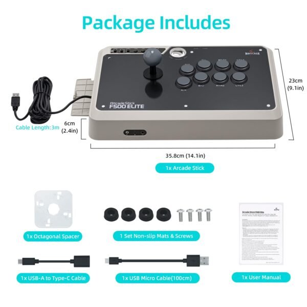 Version 1.0.0 May Flash F500 Elite USB Video Game Controller Review for Gamers