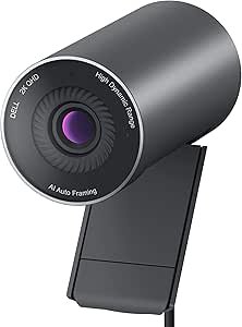 61XK43E1nKL.__AC_SX300_SY300_QL70_ML2_ Dell UltraSharp WB7022 Webcam review capturing 4K UHD quality with advanced AI features