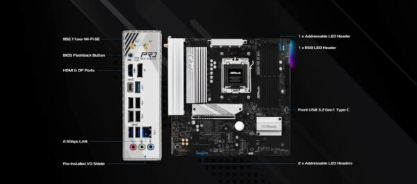 61Z7ut9SISL._AC_SL1500_ ASRock B850M Pro RS WiFi 6E Motherboard review for AMD Ryzen builds