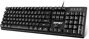 61midI-U3cL.__AC_SX300_SY300_QL70_FMwebp_ Review of NPET K10 Wired Gaming Keyboard Full-Size Design and Spill-Resistant Features