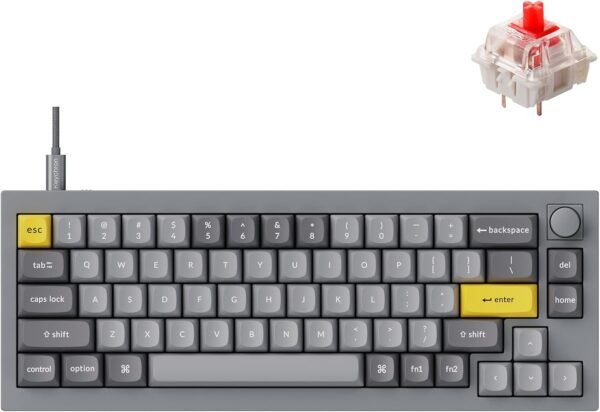 61pg5ddE2XL._AC_SL1500_ Keychron Q2 Mechanical Keyboard Review 65% Compact Design with Programmable Features