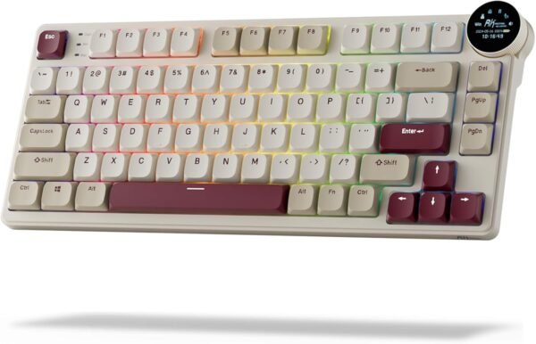 61tAaX4es1L._AC_SL1500_ Review of RK ROYAL KLUDGE N80 Low Profile Wireless Mechanical Keyboard Features