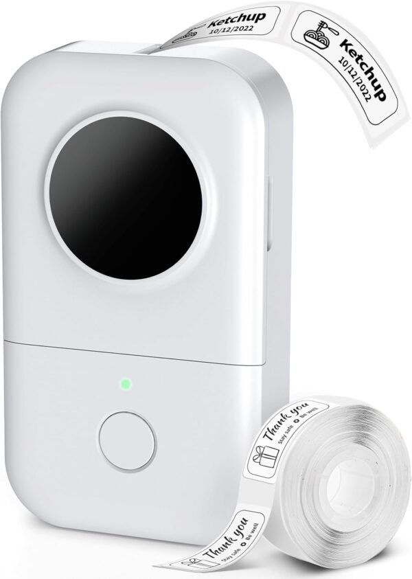 71-Puia7qmL._AC_SL1500_ Phomemo D30 Label Maker Review Mini Bluetooth Printer for Clear Portable Labeling