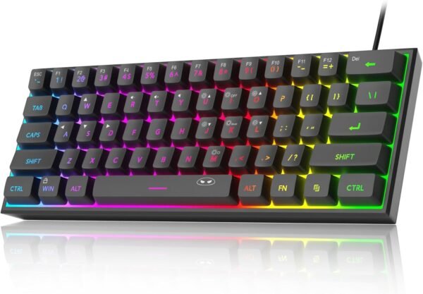 714Y4KXLVPL._AC_SL1500_ MageGee TS91 Mini 60% Gaming Keyboard Review Ultra-Compact RGB Backlit Keys Tested