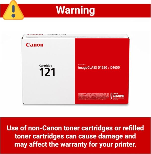 716hSRuGPL._AC_SL1500_ Canon Genuine 121 Black Toner Cartridge Review for D1650 and D1620 Printers