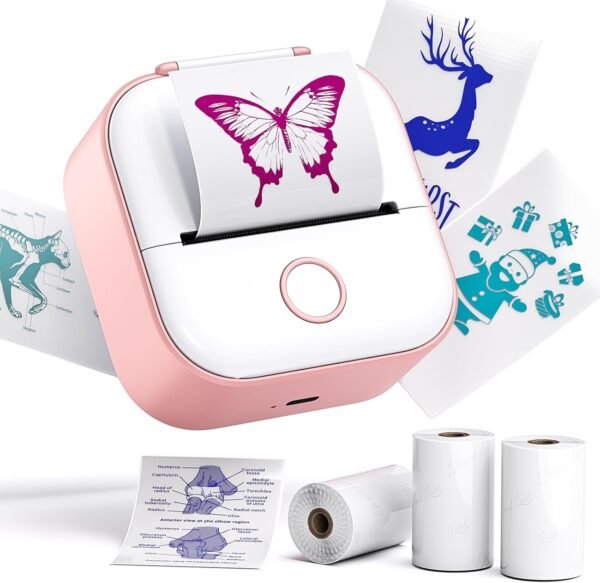 718v6PNF7BL._AC_SL1500_ Phomemo T02 Sticker Printer Review Compact Thermal Printer for Notes and Creative Projects
