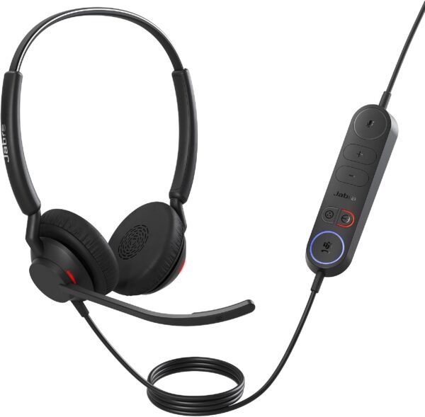 719MAaNrmOL._AC_SL1500_ Jabra Engage 40 wired stereo headset review ultra-lightweight design and noise-cancelling technology