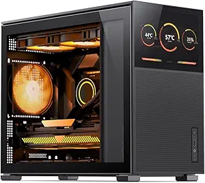719ZDcCEw-L.__AC_SY300_SX300_QL70_FMwebp_ Jonsbo D31 Mesh Black Micro ATX PC Case Review with Screen and RTX 4090 Support