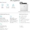 71Arkxi6B2L._AC_SL1500_ HP LaserJet Enterprise M611dn Monochrome Printer review high-speed duplex printing and energy efficiency