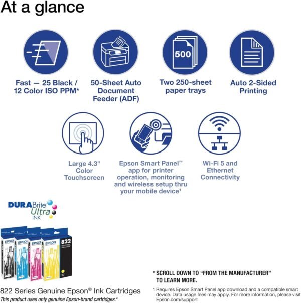 71FuHRIMtML._AC_SL1500_-1 Epson WorkForce Pro WF-4833 review exploring its performance, features, and wireless printing capabilities
