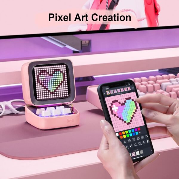 71HsxS-pUlL._AC_SL1500_ Divoom Ditoo Bluetooth Speaker review Fun Pixel Art Gadget for Music Lovers