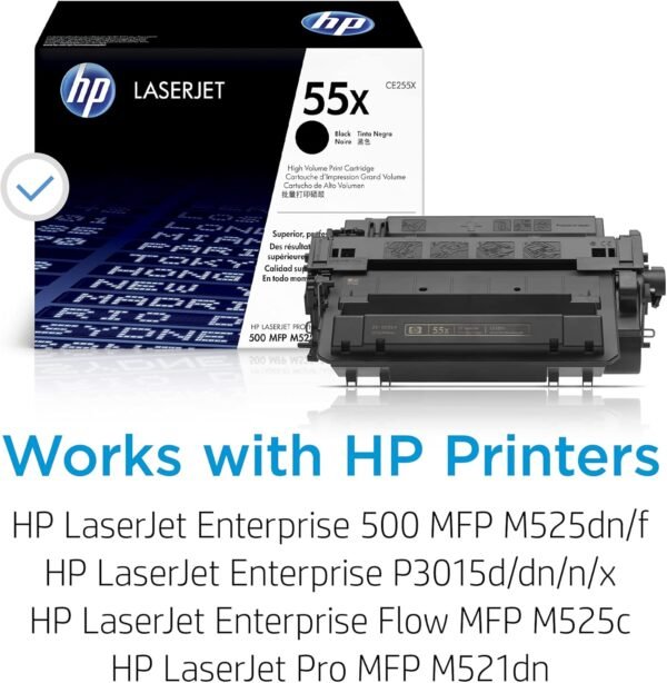 71N6O7e9rqL._AC_SL1500_ HP 55X Black High-yield Toner Cartridge Review Reliable Printing for LaserJet Series