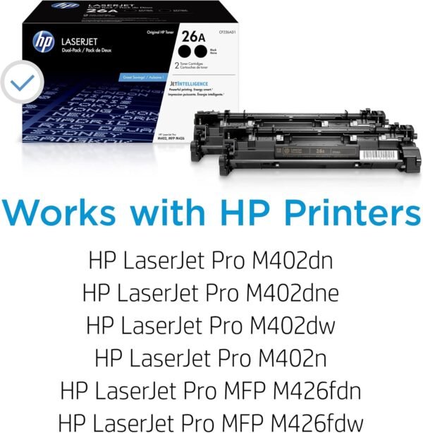 71aFj2dlLL._AC_SL1500_ HP 26A Black Toner Cartridge Review Reliable Printing for LaserJet Pro Series