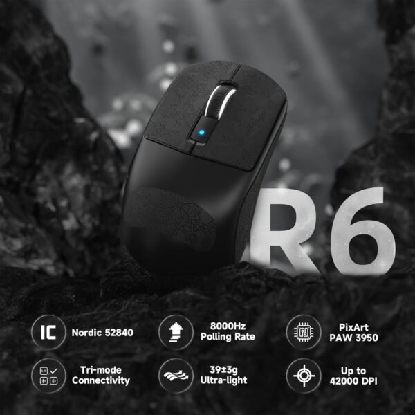 71b6ap16Q3L._AC_SL1500_ Review of the Attack Shark R6 Superlight Wireless Gaming Mouse for Gamers