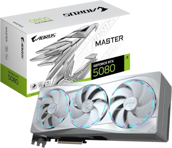 71btpaE7bJL._AC_SL1500_ GIGABYTE AORUS GeForce RTX 5080 Master ICE 16G graphics card review