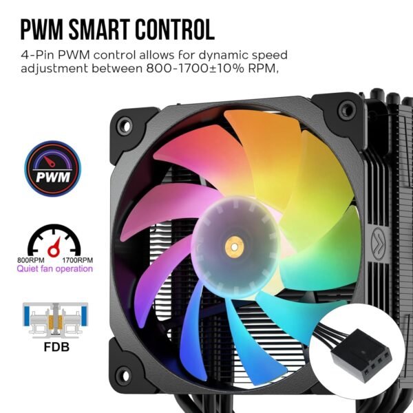 71hHw0yTWsL._SL1500_ Vetroo V5 CPU Air Cooler Review Best RGB Cooling for Intel and AMD