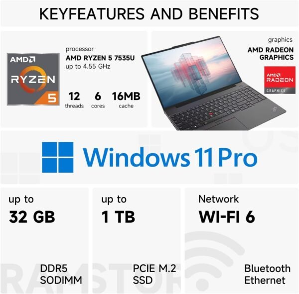 71hSYAiMyL._AC_SL1500_ Lenovo ThinkPad E16 Gen 2 Business Laptop review powerful performance with Ryzen 5