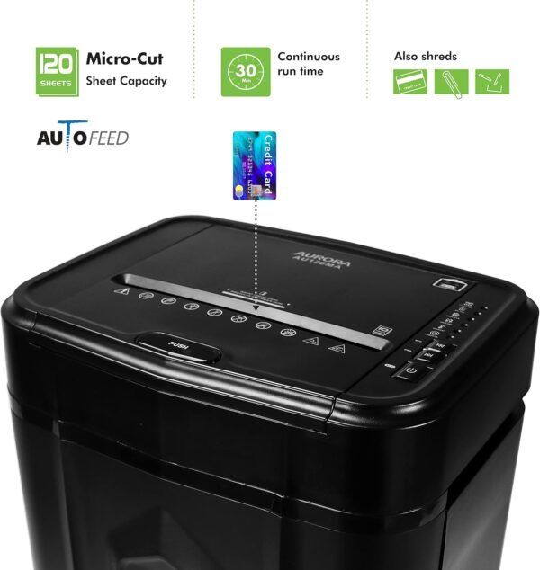 71r-HTbXNxL._AC_SL1500_ Aurora AU120MA High Security Micro-Cut Paper Shredder Review for Office Efficiency