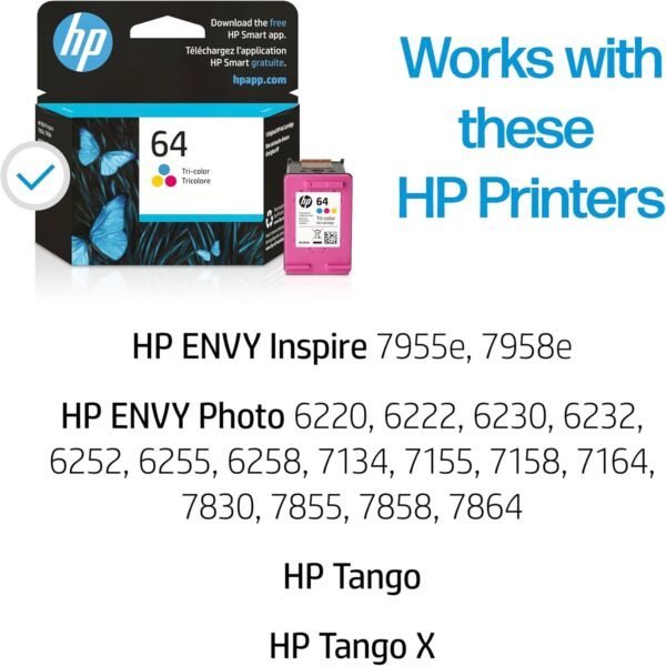 71y8lW2SlL._AC_SL1500_ HP 64 Tri-Color Ink Cartridge Review Reliable Printing for HP Envy Printers