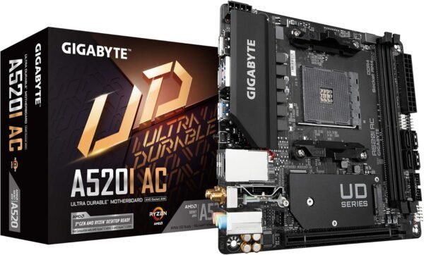 81Fplx1mPbL._AC_SL1500_ Gigabyte A520I AC motherboard review compact performance for AMD Ryzen builds