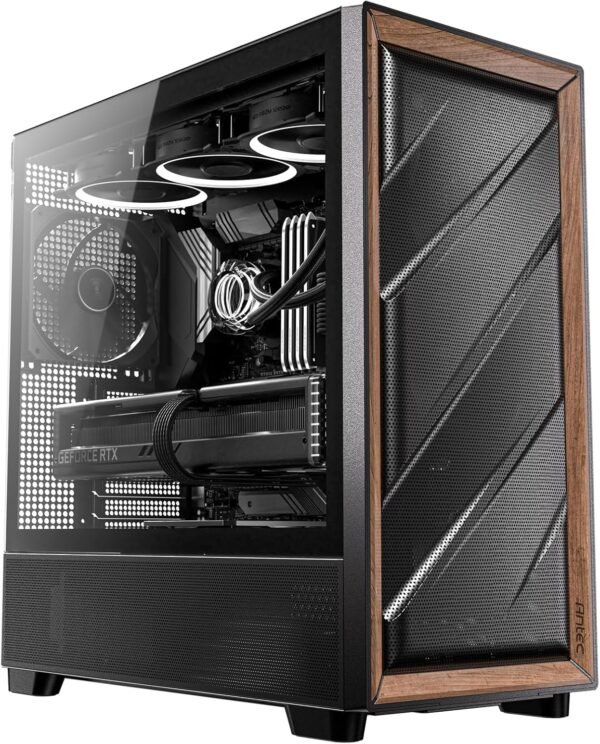 81G6D7Ze3L._AC_SL1500_ Antec Flux Wood Mid-Tower PC Case Review High-Airflow Design with 9 Fan Support