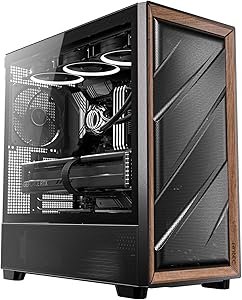 81G6D7Ze3L._AC_SY300_SX300_ Antec Flux Wood Mid-Tower PC Case Review High-Airflow Design with 9 Fan Support