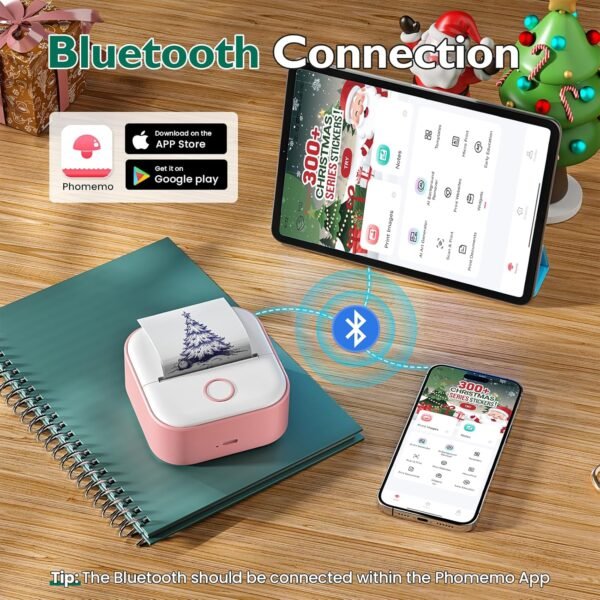 81ONKsp6JoL._AC_SL1500_ Phomemo T02 Sticker Printer Review Compact Thermal Printer for Notes and Creative Projects