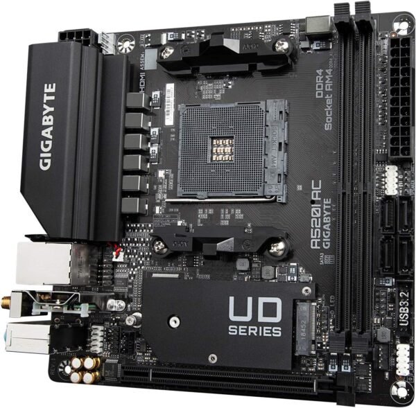 81XOqREU4yL._AC_SL1500_ Gigabyte A520I AC motherboard review compact performance for AMD Ryzen builds