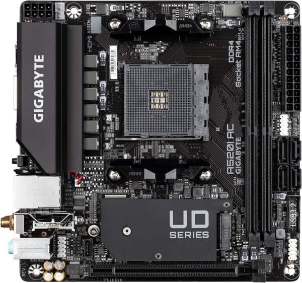 81ZN2XGECAL._AC_SL1500_ Gigabyte A520I AC motherboard review compact performance for AMD Ryzen builds