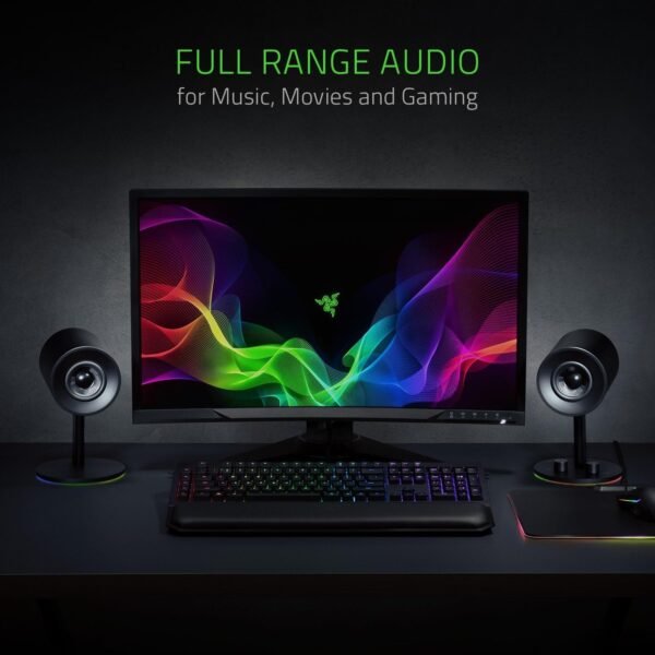 81ZfR9Tm0L._AC_SL1500_ Razer Nommo Chroma review of PC gaming speakers with rich bass output