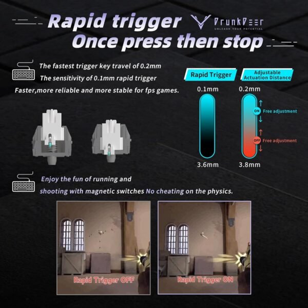 81arxyKiBBL._AC_SL1500_ DrunkDeer A75 Rapid Trigger Mechanical Keyboard review 75% layout for ultimate gaming experience