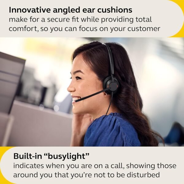 81dP4dfbDML._AC_SL1500_ Jabra Engage 40 wired stereo headset review ultra-lightweight design and noise-cancelling technology
