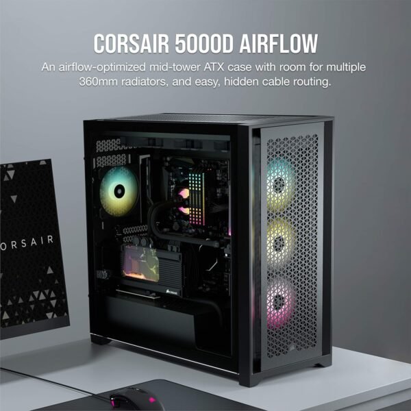 81ySHlz01sL._AC_SL1500_ Corsair 5000D Airflow PC Case Review Sleek Design and Superior Cooling