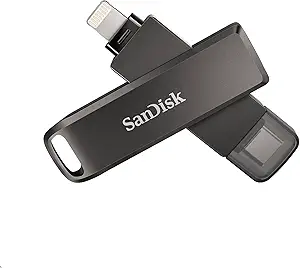 61pq9MKVvcL.__AC_SX300_SY300_QL70_FMwebp_ SanDisk iXpand Flash Drive Luxe 256GB review seamless storage for iPhone and USB-C devices