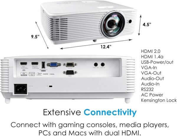 61w9jACfNyL._AC_SL1300_ Optoma GT1080HDR gaming projector review immersive visuals and fast response for gamers