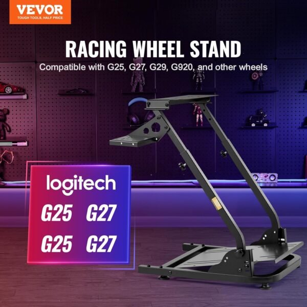 711yXcpAFL._SL1500_ VEVOR G920 Racing Steering Wheel Stand Review for Logitech and Thrustmaster Compatibility