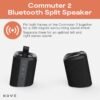 71T83xKTQ6L._AC_SL1500_ KOVE Commuter 2 Bluetooth Speaker Review Portable Audio with Deep Bass and Water Resistance
