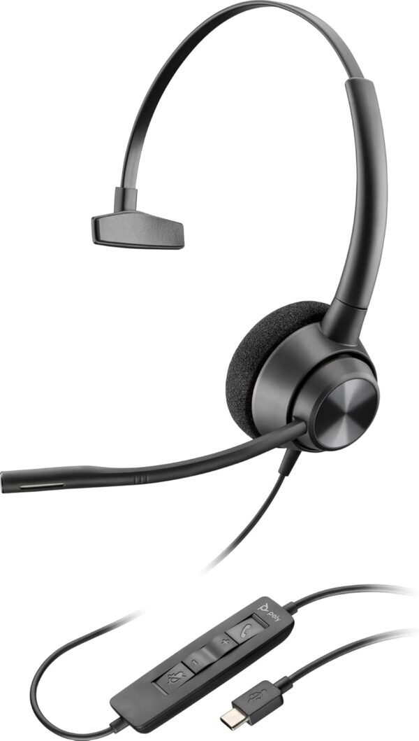 71b5f9ednrL._AC_SL1500_ Review of Poly EncorePro 310 USB-C Headset for Clear Communication
