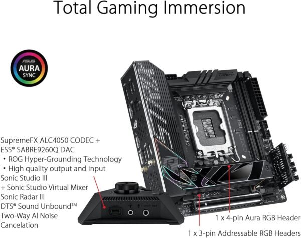 818W8TXO6VL._AC_SL1500_ ASUS ROG Strix Z790-I Gaming WiFi 6E Motherboard Review Best for Compact PC Builds