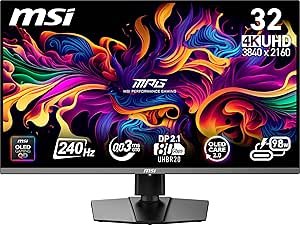 81IIVRDOaEL.__AC_SY300_SX300_QL70_ML2_ MSI MPG 322URX QD-OLED 32-inch Gaming Monitor Review 4K 240Hz Performance