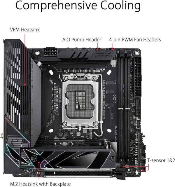 81LbWPOx0NL._AC_SL1500_ ASUS ROG Strix Z790-I Gaming WiFi 6E Motherboard Review Best for Compact PC Builds