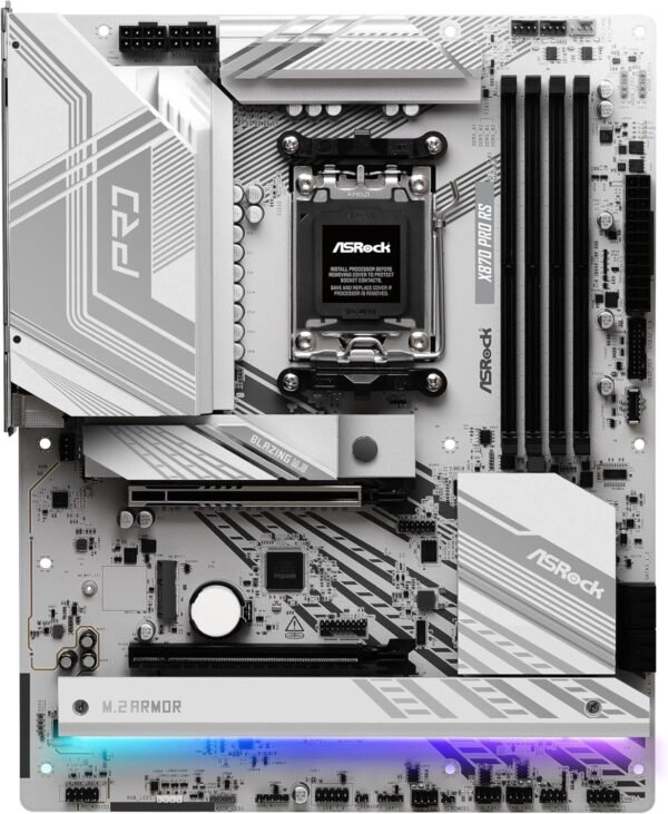 81zm1GxFnnL._AC_SL1500_ ASRock X870 Pro RS AMD Ryzen ATX Motherboard review with DDR5 and PCIe Gen5 insights